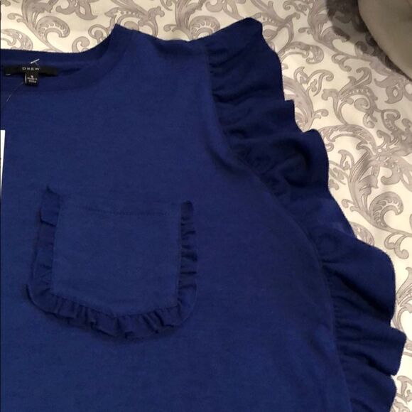 Drew Small Anthropologie Flutter Sleeve Shirt - Picture 2 of 5